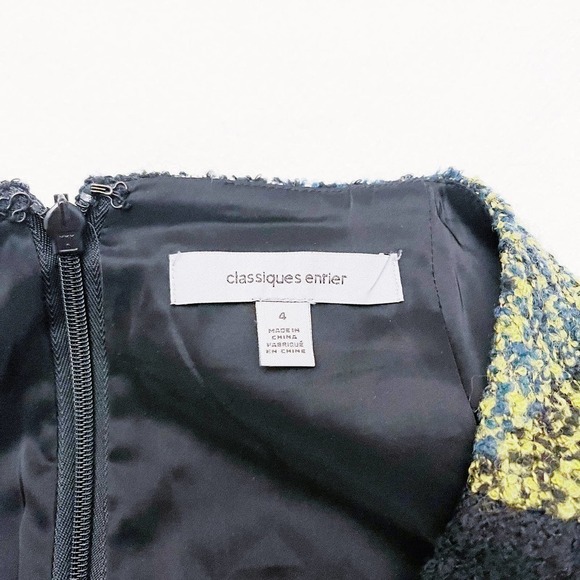 Classiques Entier Wool Pencil Skirt Multicolor SZ4 - Picture 2 of 7